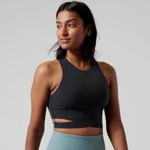 Athleta Conscious Crop Cut Out Bra D-DD XS